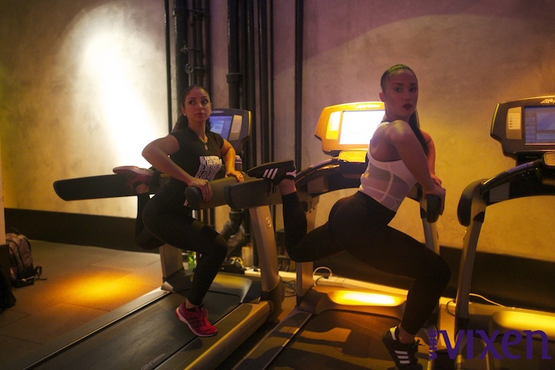 Photo: Mya and Trainer Nicole Winhoffer's Unique Workout