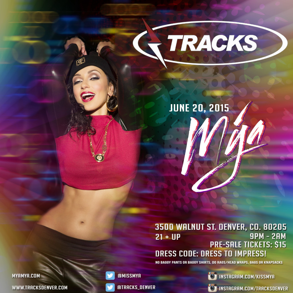 Mya Hosts PrePRIDE Event at Tracks Night Club! (Denver, CO) Mýa