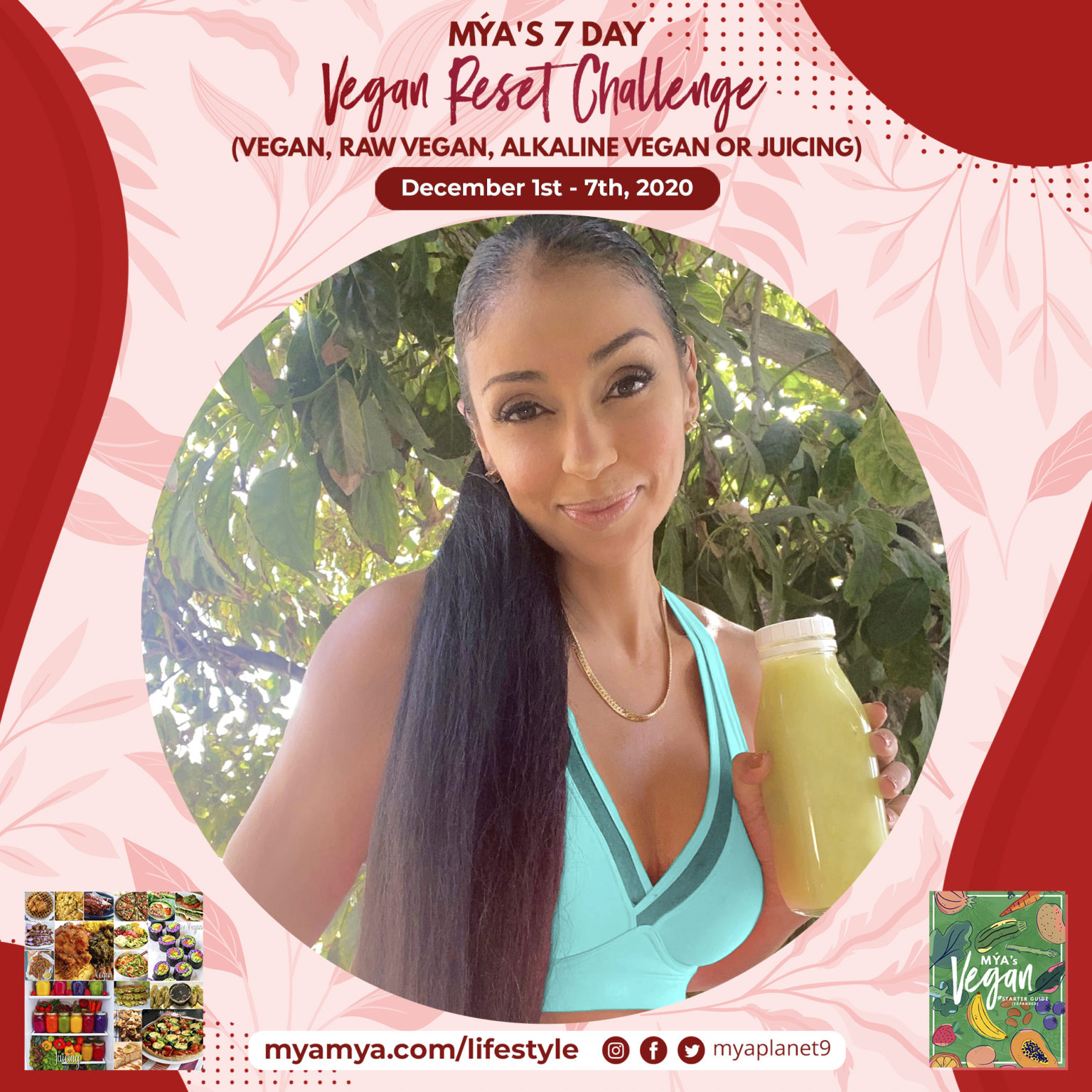 Mya’s December 6-Day Vegan Reset Challenge – Mýa