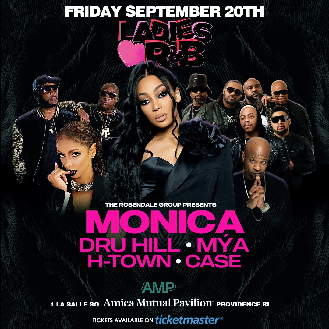 Mya Live at Amica Mutual Pavilion Flyer