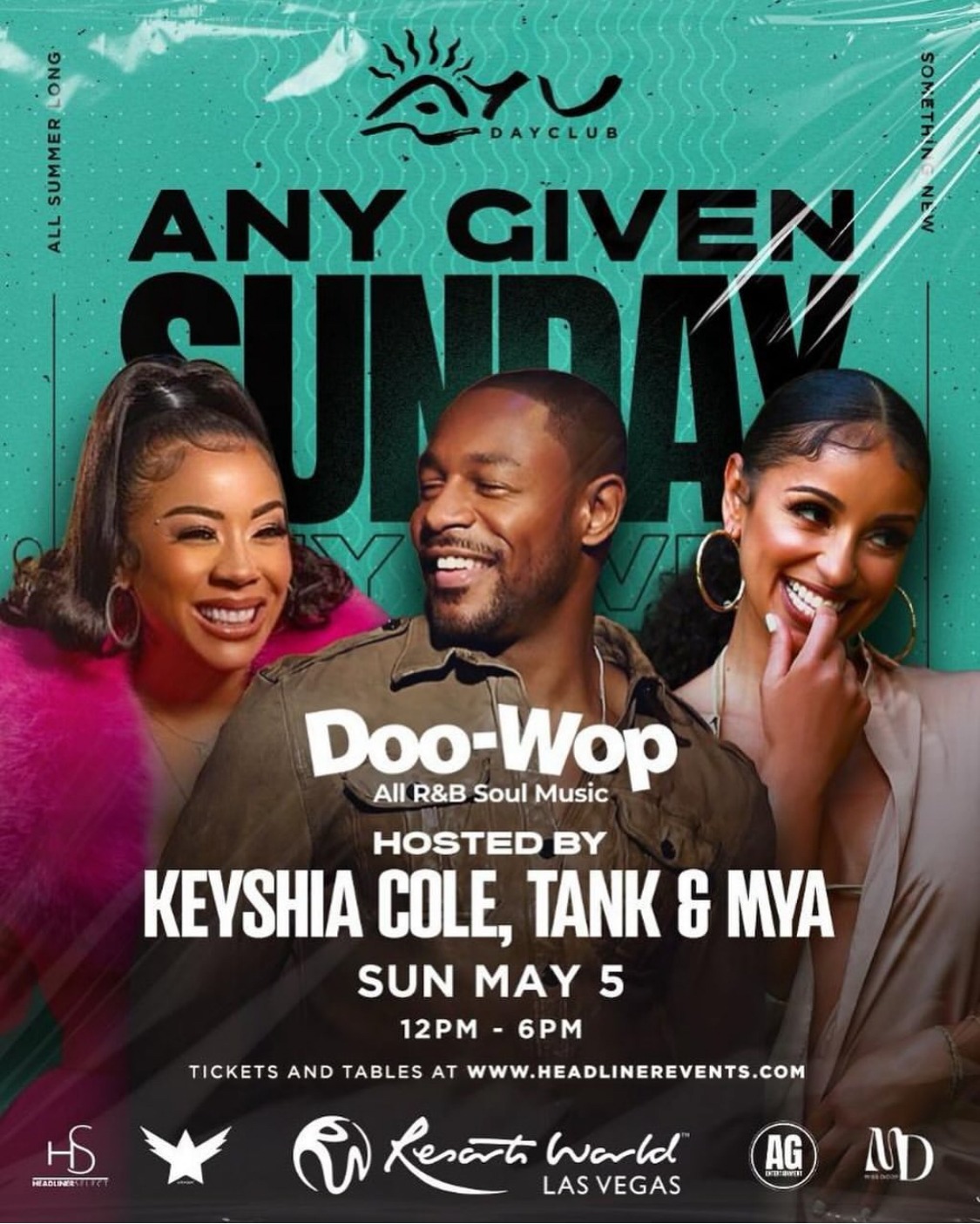 Doo-Wop All R&B Soul Music Party Las Vegas Flyer