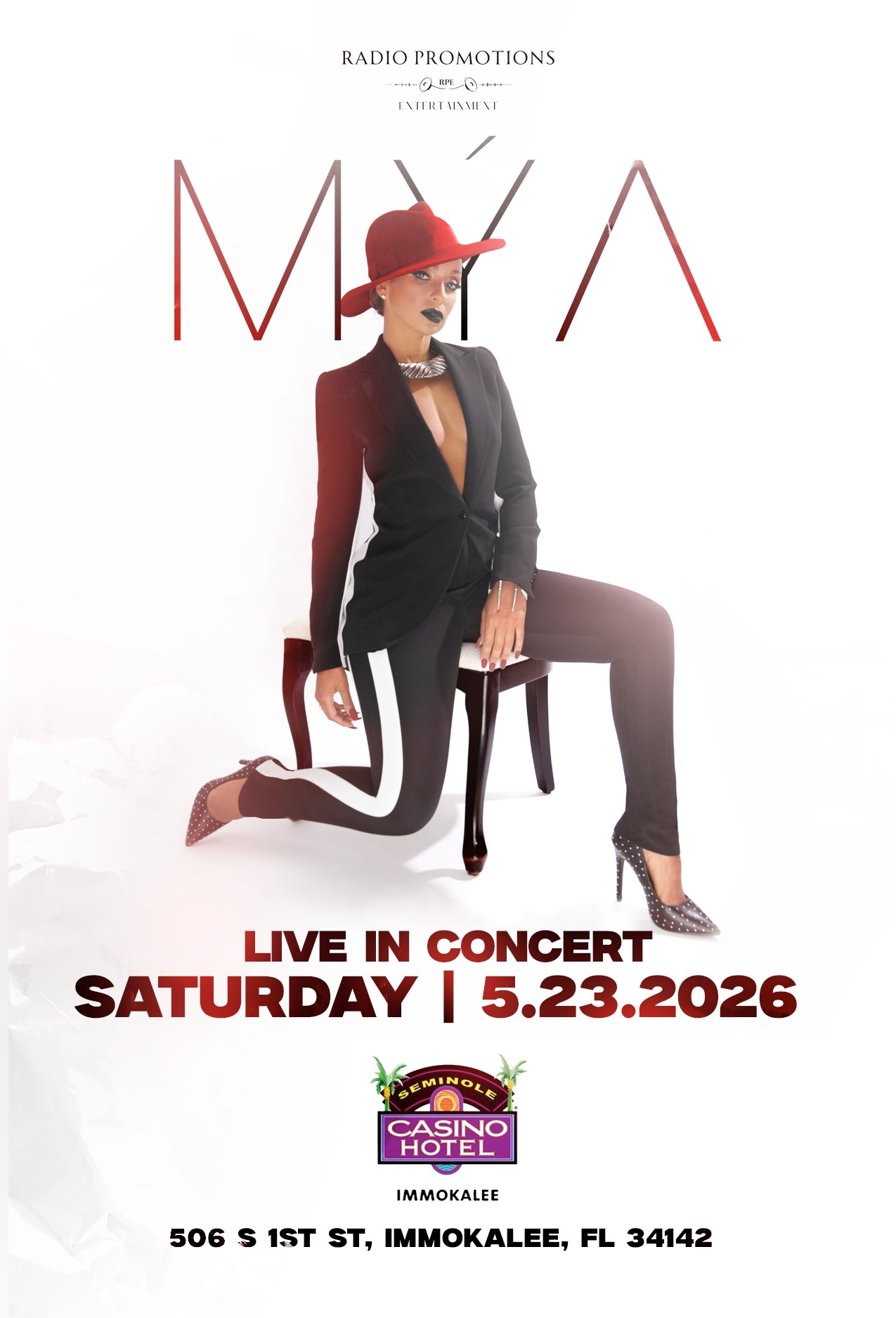Mya Live @ Seminole Casino Hotel (Immokalee, FL)