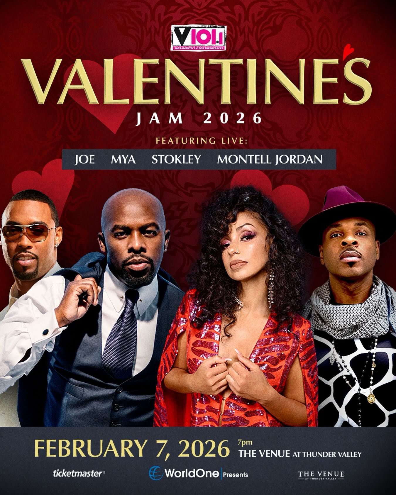 Mya Live at The Venue at Thunder Valley! (Sacramento, CA) Valentine’s Jam 2026