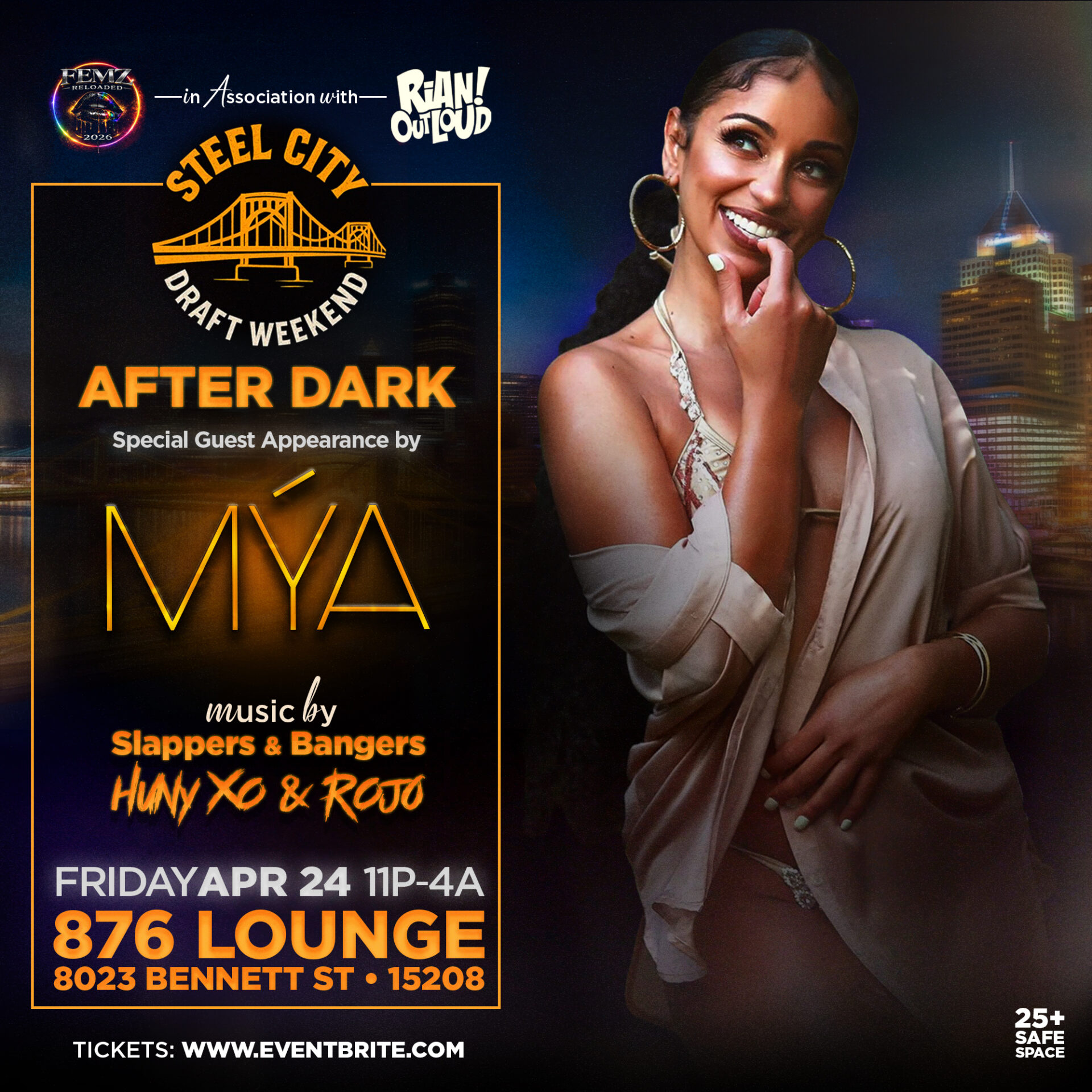 Mya Appearance at Steel City Draft Weekend After Dark! (Pittsburgh, PA)